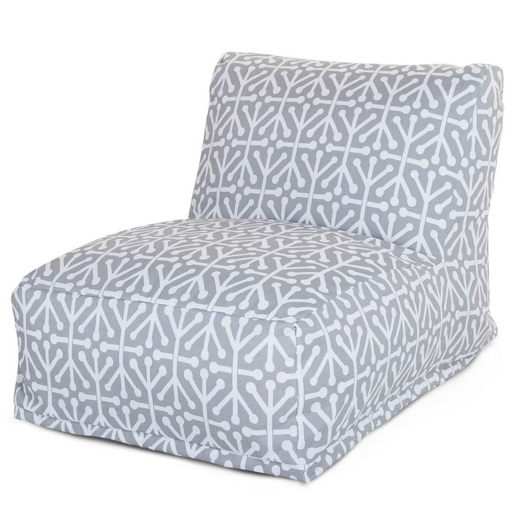 Aruba Outdoor Bean Bag Lounge Chair - Gray