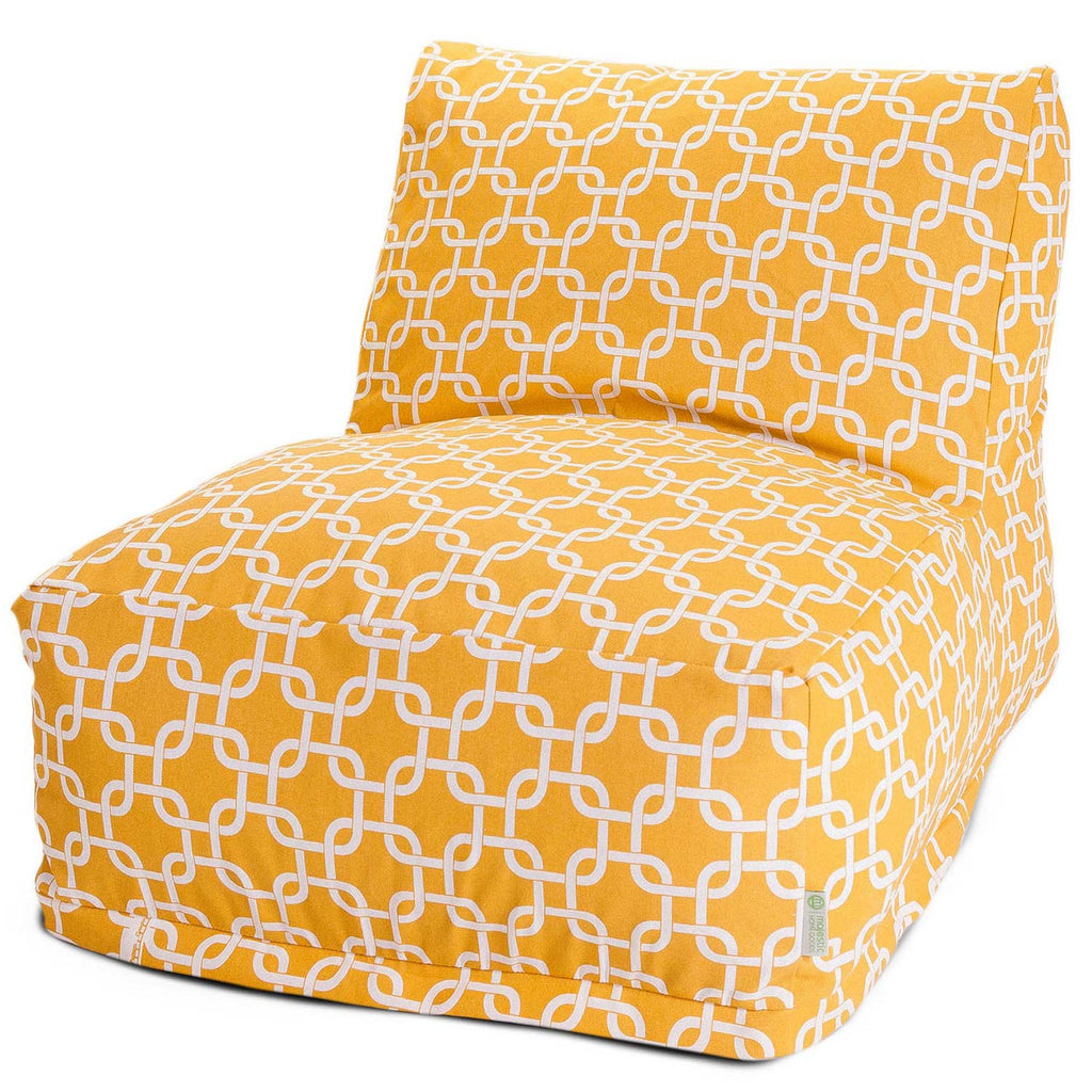 Links Outdoor Bean Bag Lounge Chair - Yellow