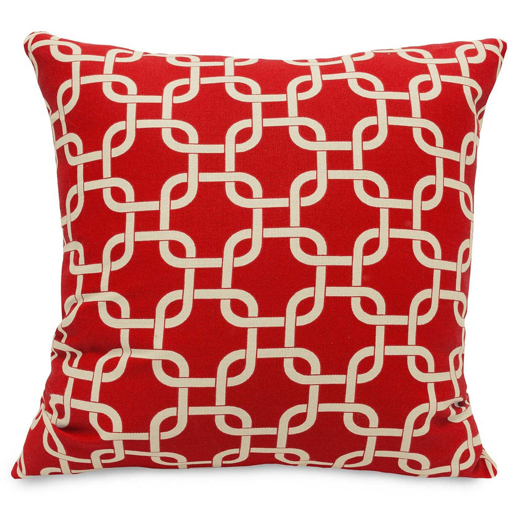 Links Outdoor Throw Pillow - Red (Lg)