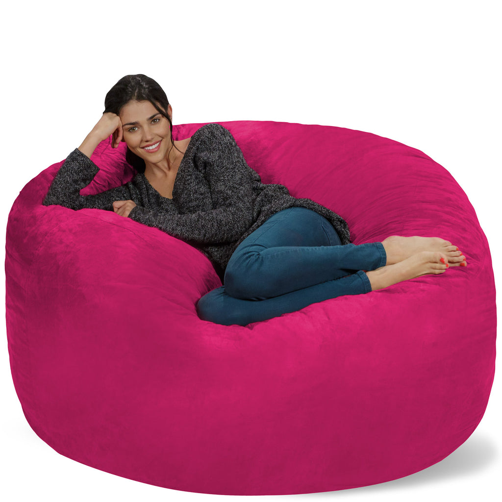 Relax Sacks 5' Oversized Bean Bag Chair - Rose Pink