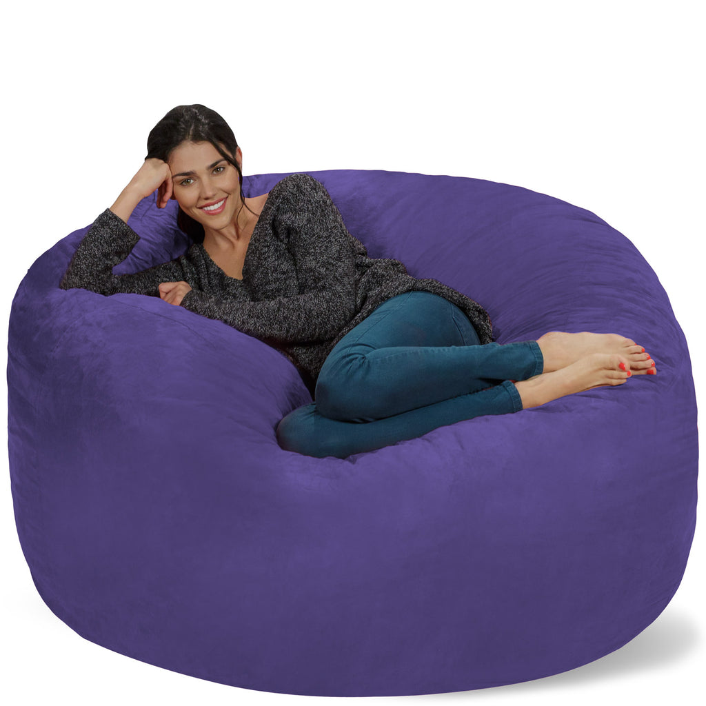 Relax Sacks 5' Oversized Bean Bag Chair - Violet Purple