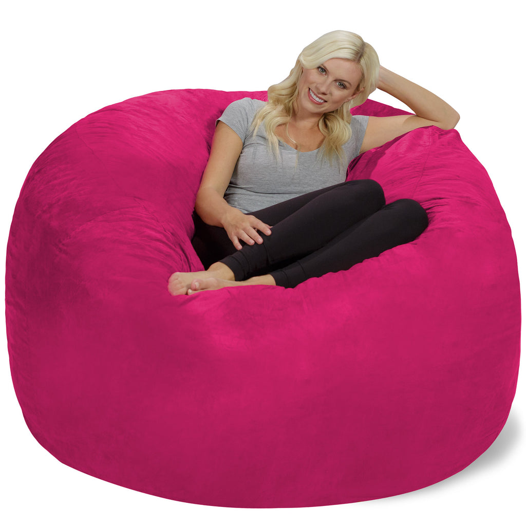 Relax Sacks 6' Large Bean Bag Chair - Rose Pink