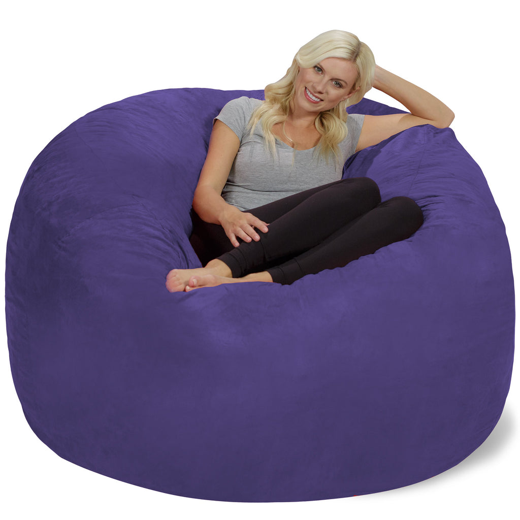 Relax Sacks 6' Large Bean Bag Chair - Violet Purple