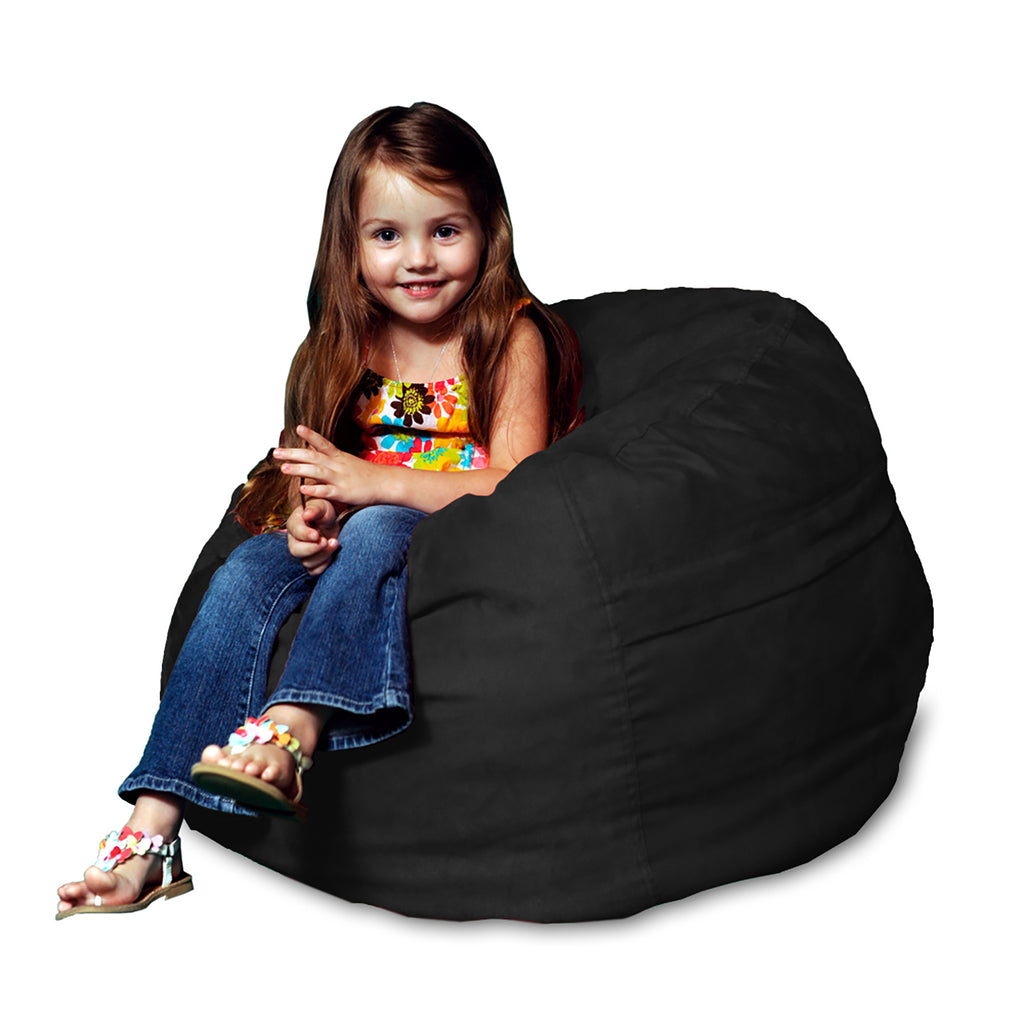 Theater Sacks 2' Mini Sack Kids Bean Bag Chair - Black