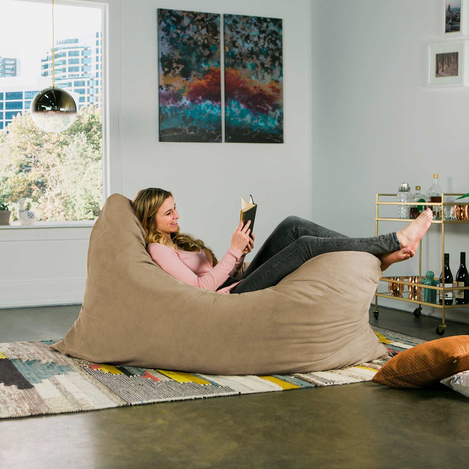 Bean Bag Long Floor Pillow Seasons Themed Bean Bags Floor Cushions