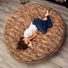 Jaxx 6' Cocoon Adult Bean Bag - Red Fox Fur