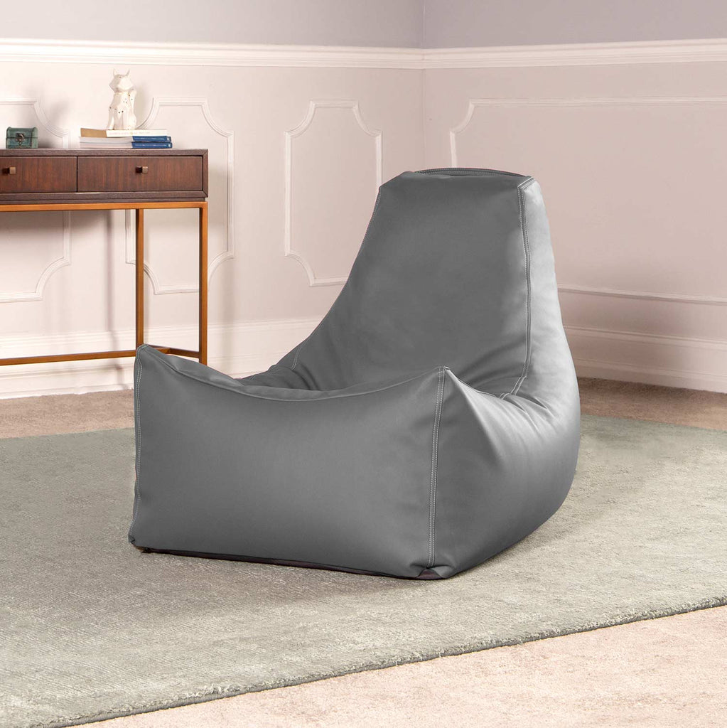 Jaxx Juniper Adult Bean Bag Chair - Charcoal Gray
