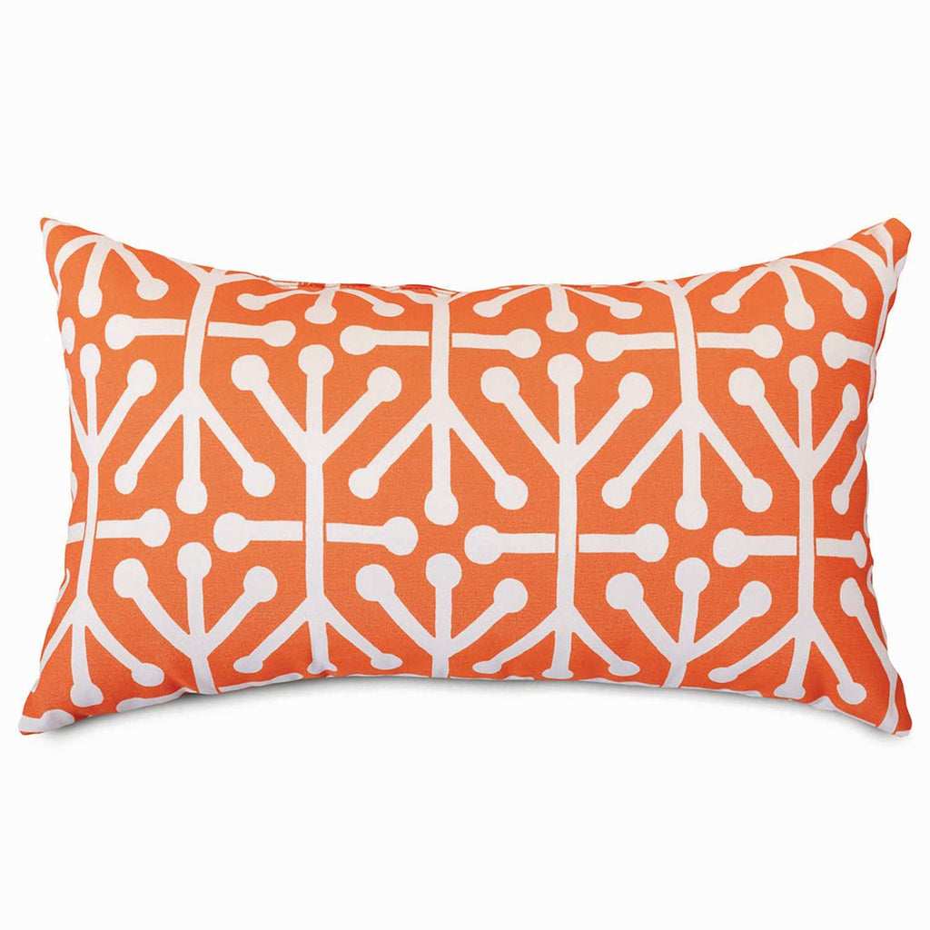 Aruba Outdoor Throw Pillow - Orange (Sm)