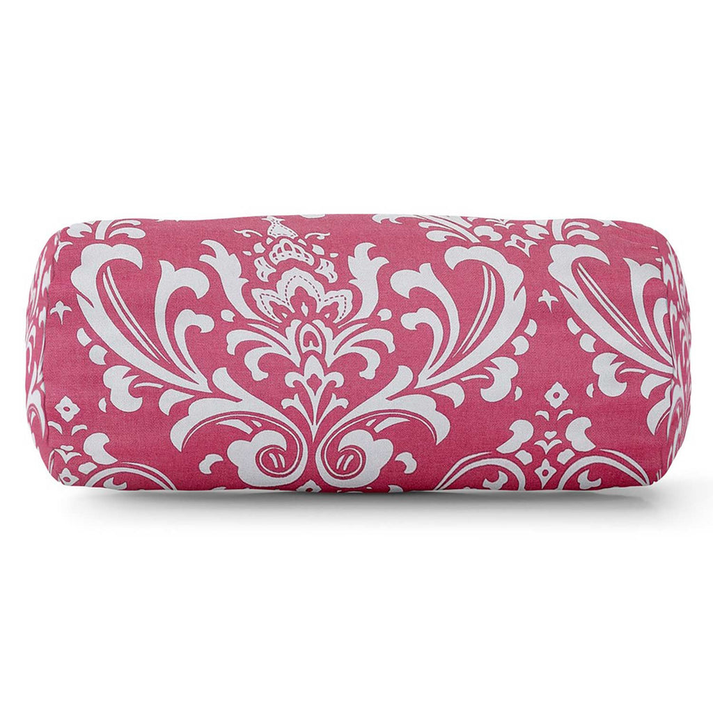 French Quarter Round Bolster Pillow - Pink