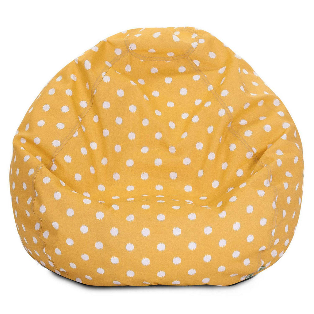 Ikat Dot Outdoor Bean Bag Chair - Citrus (Sm)