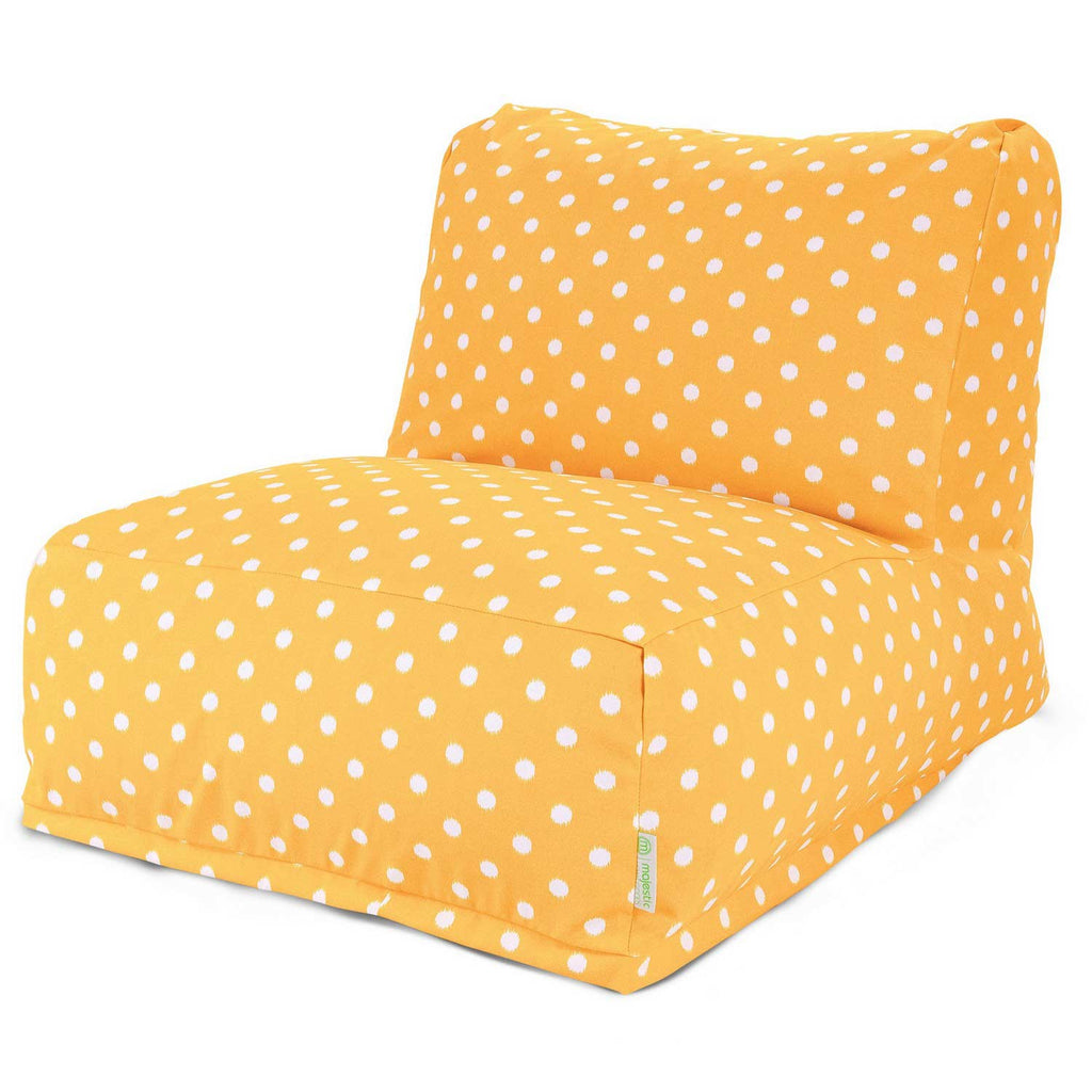 Ikat Dot Outdoor Bean Bag Lounge Chair - Citrus