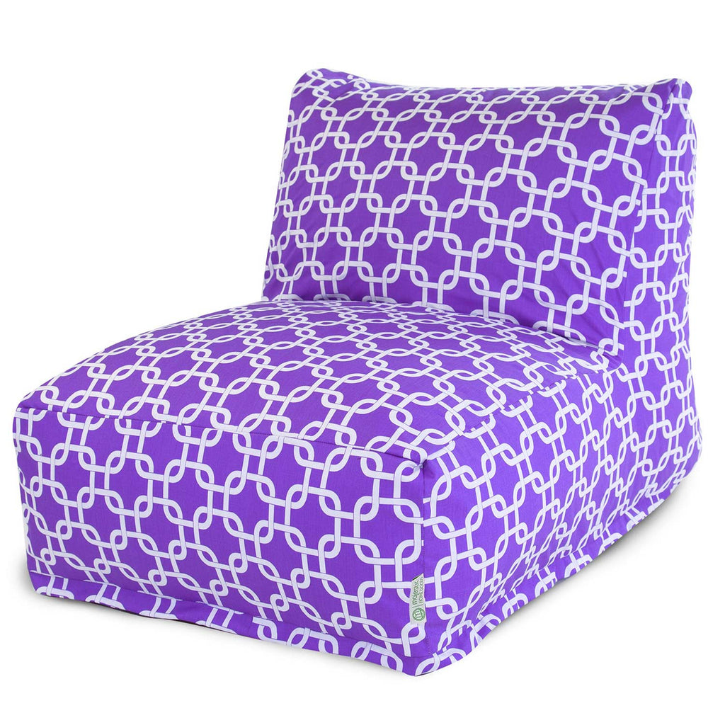 Links Bean Bag Lounge Chair - Purple
