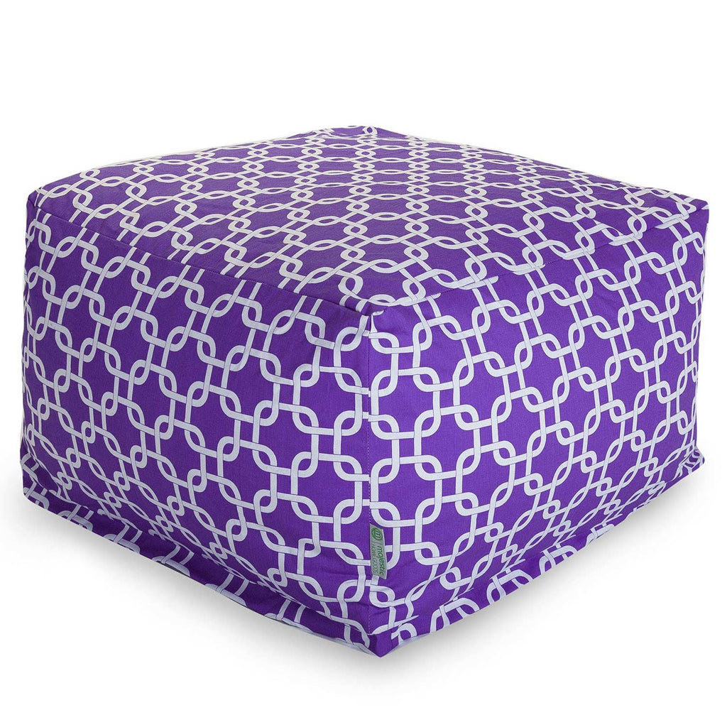 Links Bean Bag Ottoman - Purple (Lg)