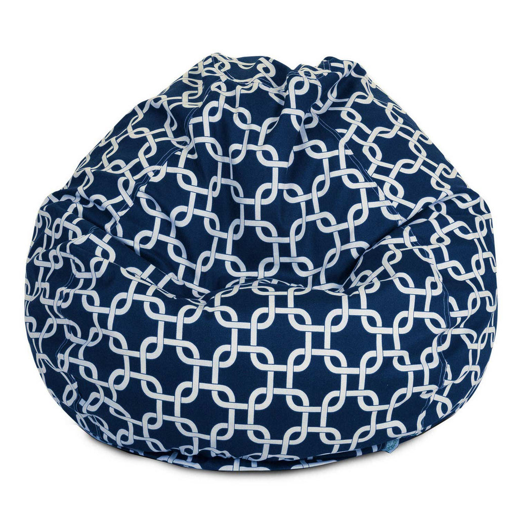 Links Outdoor Bean Bag Chair - Navy Blue (Sm)