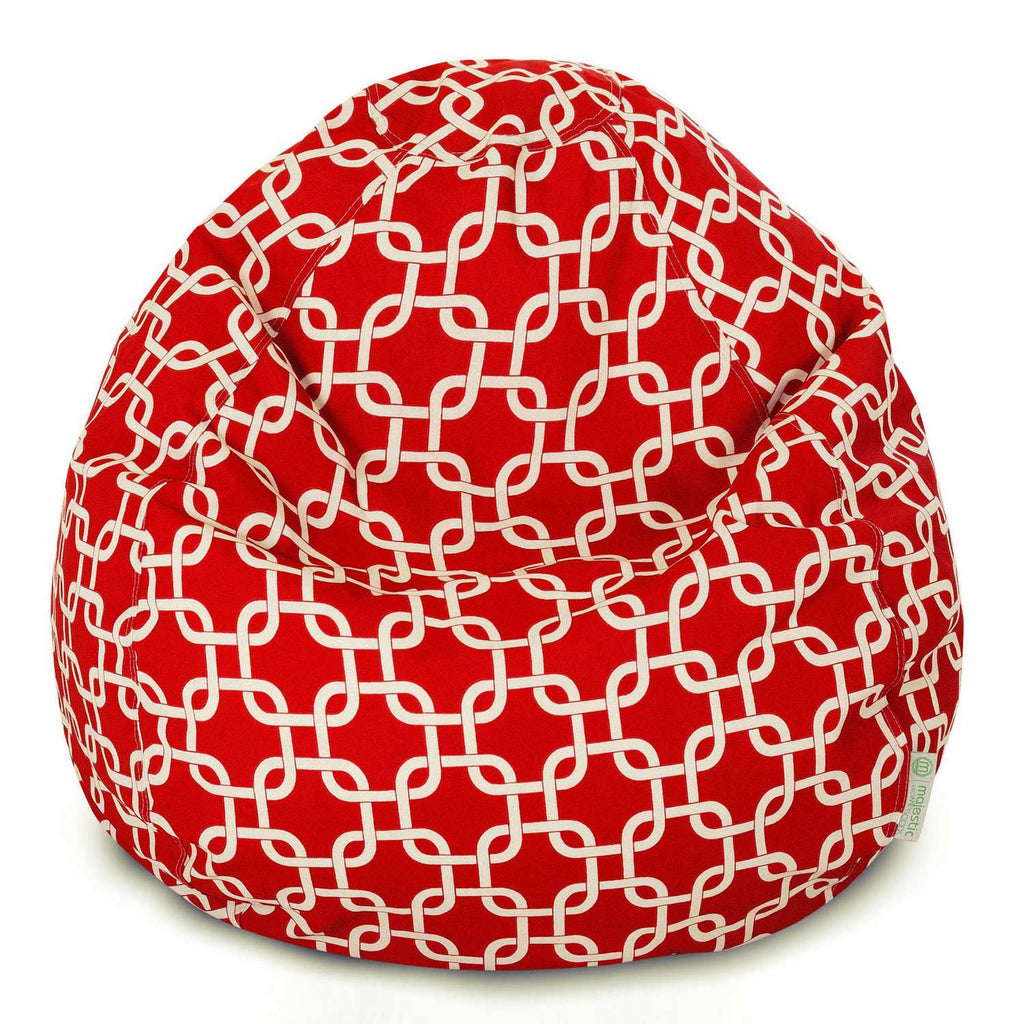 Links Outdoor Bean Bag Chair - Red (Sm)