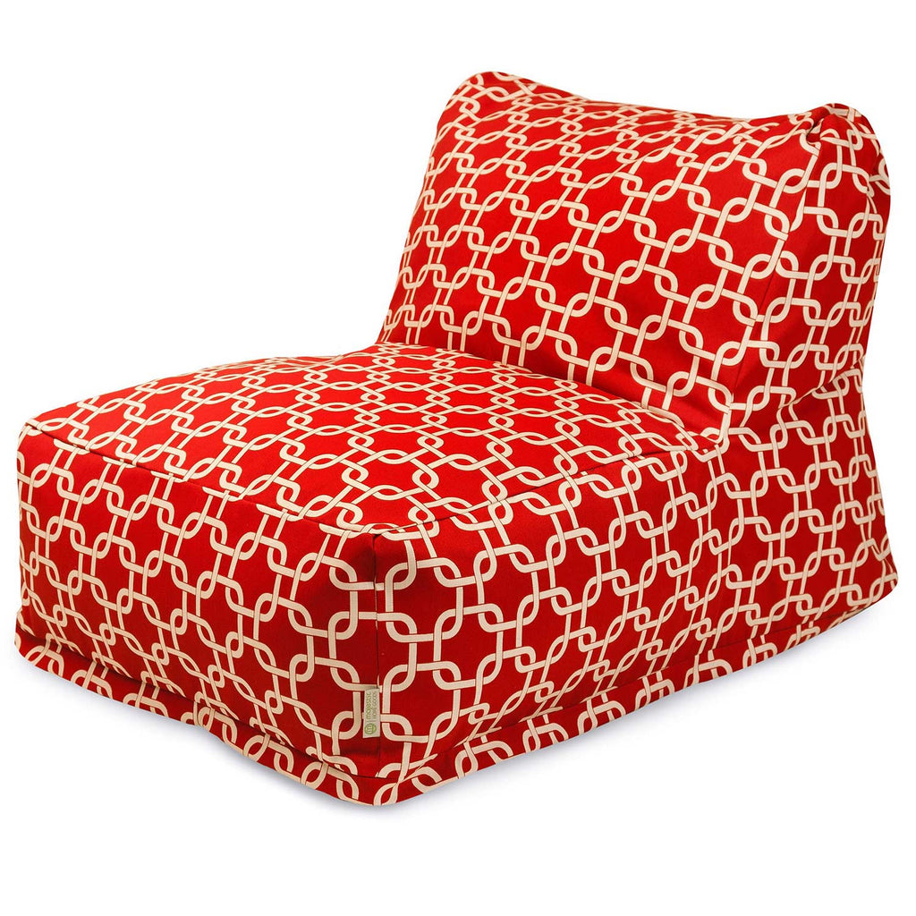 Links Outdoor Bean Bag Lounge Chair - Red