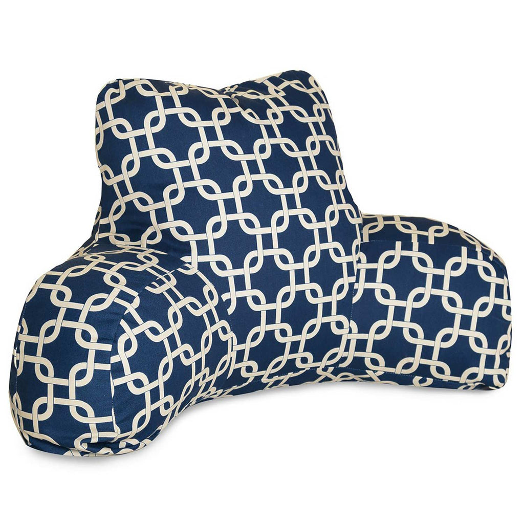Links Outdoor Reading Pillow - Navy Blue