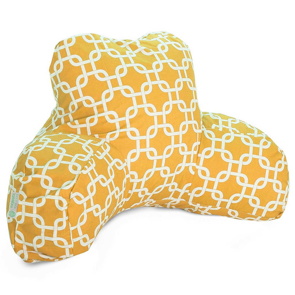 Links Outdoor Reading Pillow - Yellow
