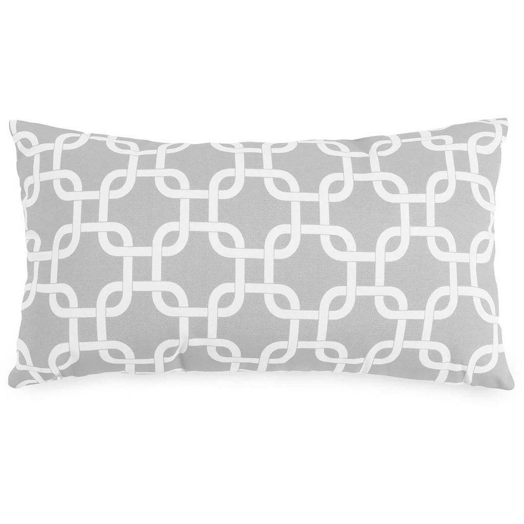 Links Outdoor Throw Pillow - Gray (Sm)