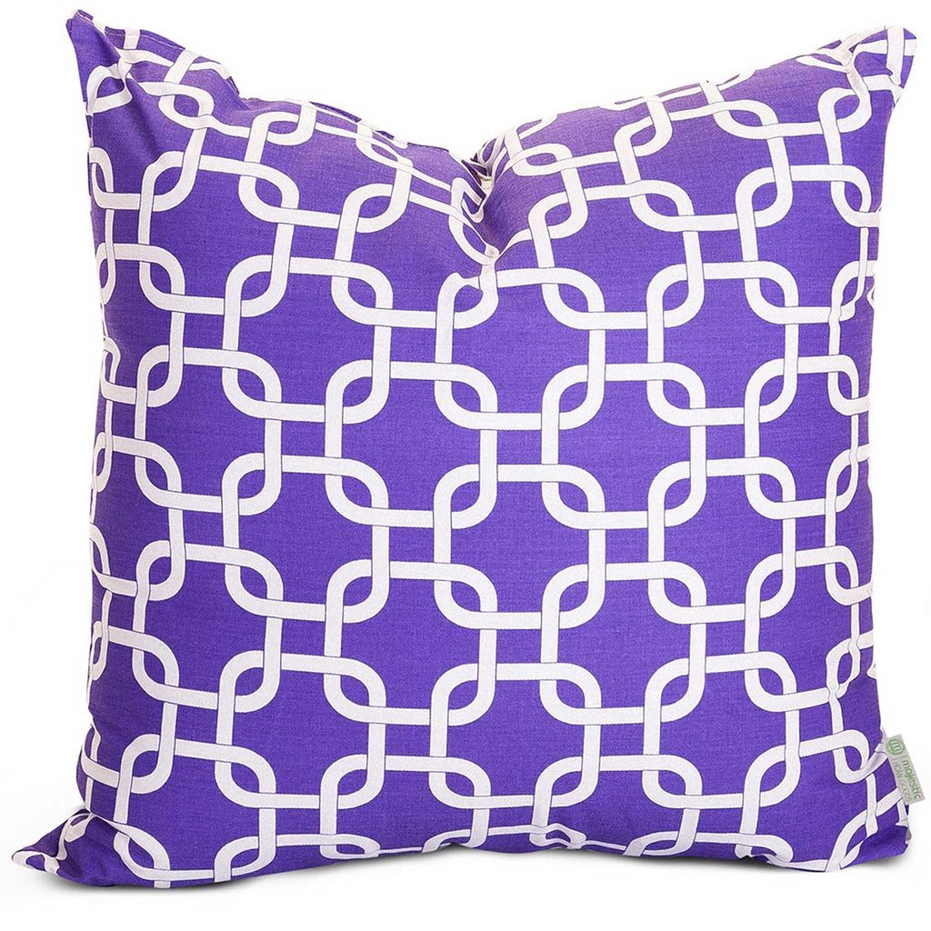 Links Throw Pillow - Purple (Lg)
