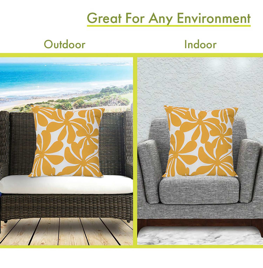 Plantation Outdoor Throw Pillow Red (Lg)