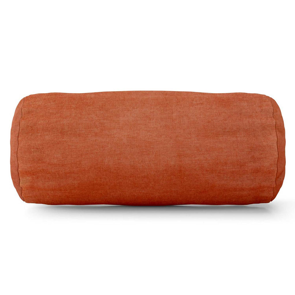 Villa Round Bolster Pillow - Orange