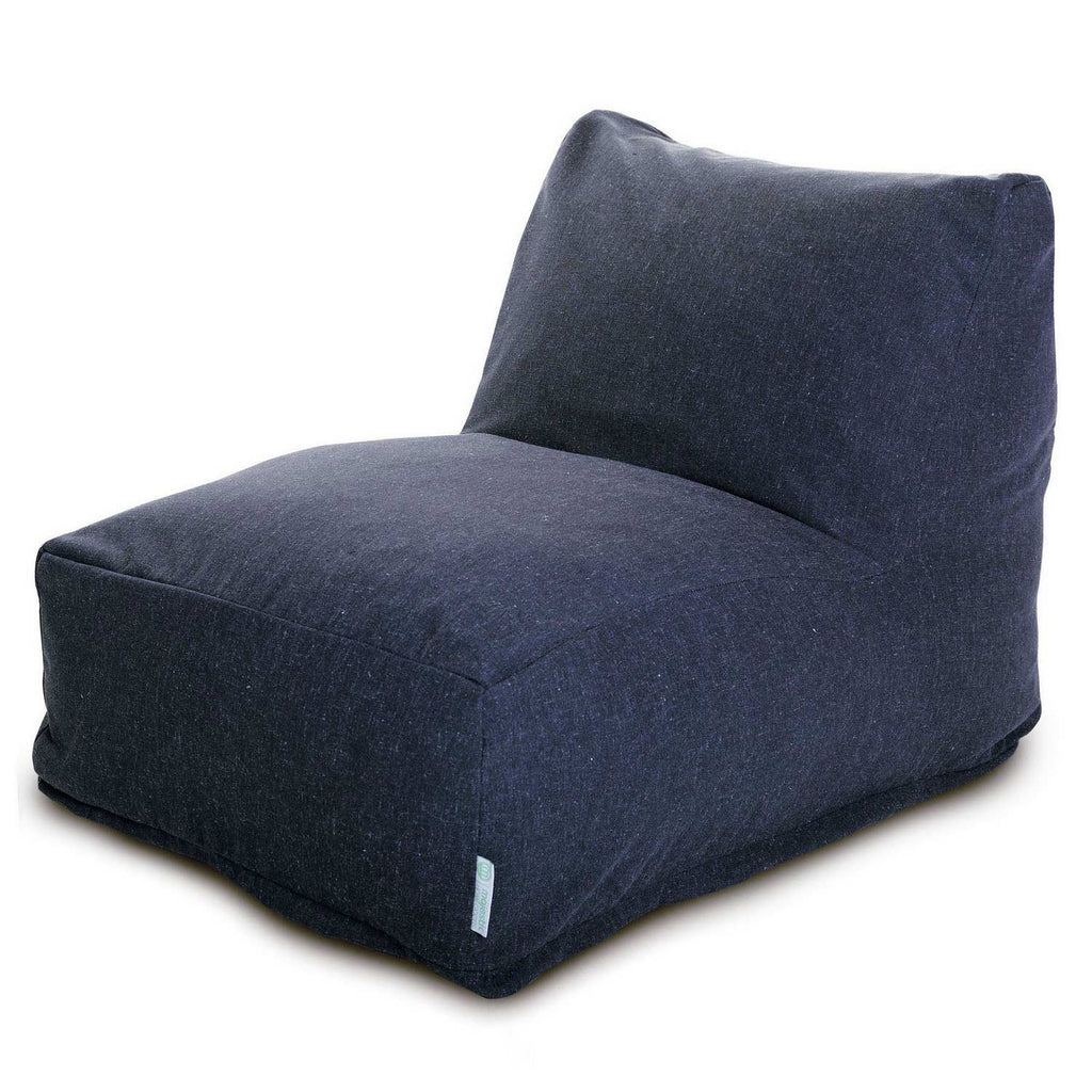 Wales Bean Bag Lounge Chair - Navy Blue