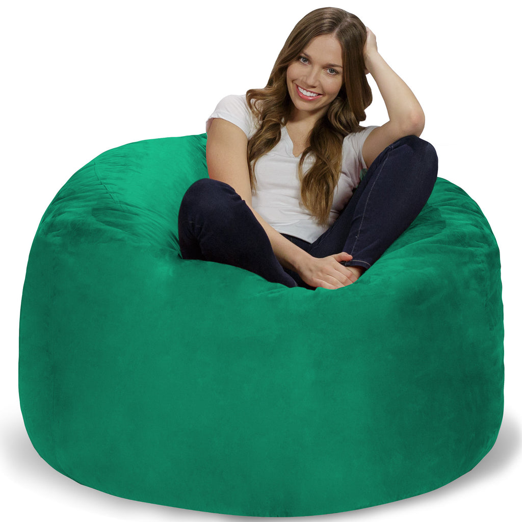 Relax Sacks 4' Big Bean Bag Chair - Tide Pool Green
