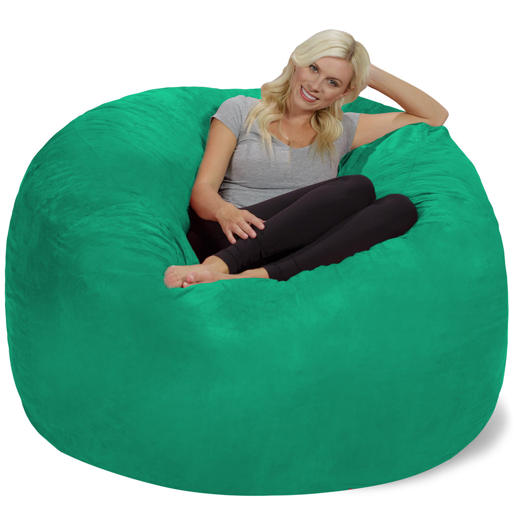 Relax Sacks 6' Large Bean Bag Chair - Tide Pool Green