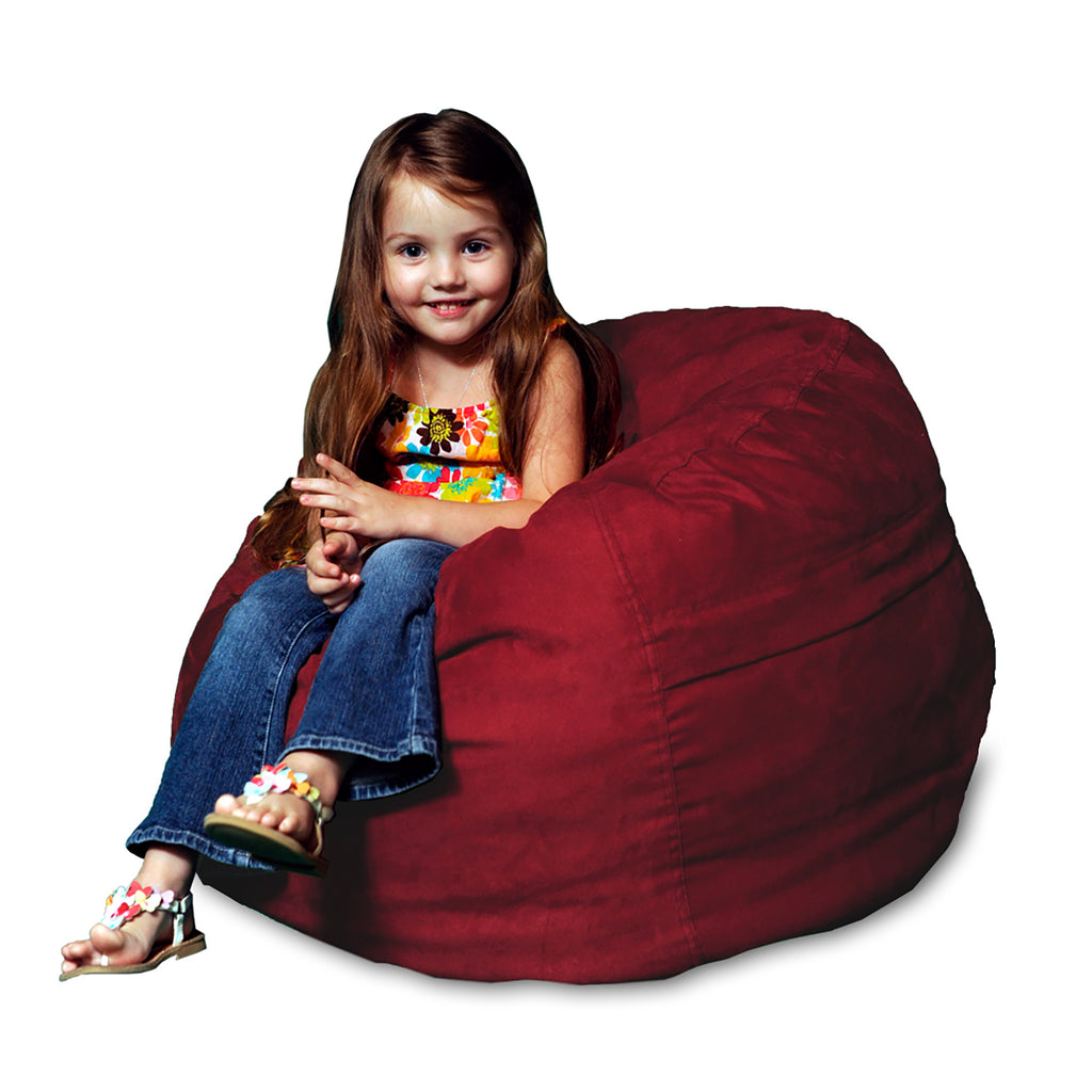 Theater Sacks 2' Mini Sack Kids Bean Bag Chair - Cinnabar Red