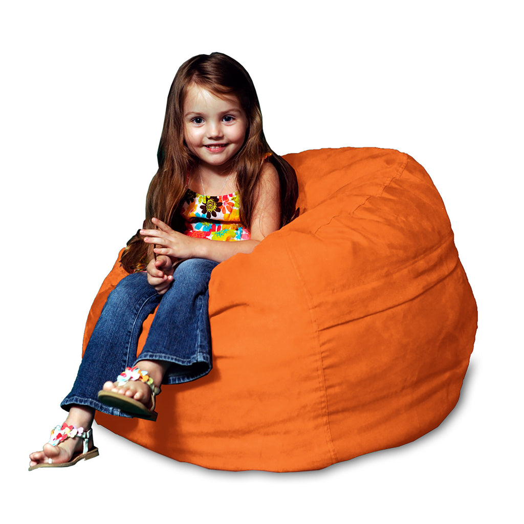 Theater Sacks 2' Mini Sack Kids Bean Bag Chair - Orange