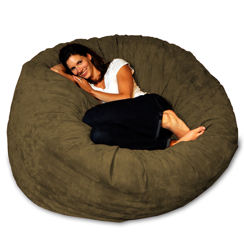 Theater Sacks 5' Large Bean Bag Chair - Olive Green