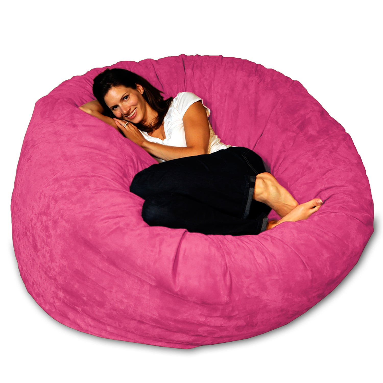 Beanless Bag Chair - Pink | at Mighty Ape NZ