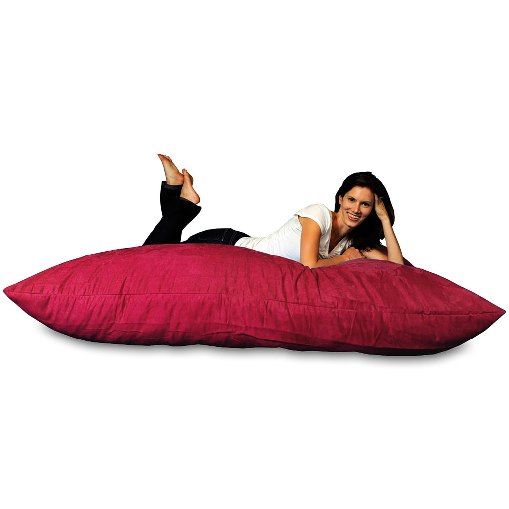 Theater Sacks 6' Adult Bean Bag Floor Pillow - Cinnabar Red