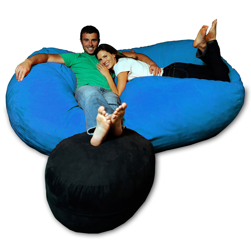 Theater Sacks 7.5' Giant Bean Bag Couch - Royal Blue