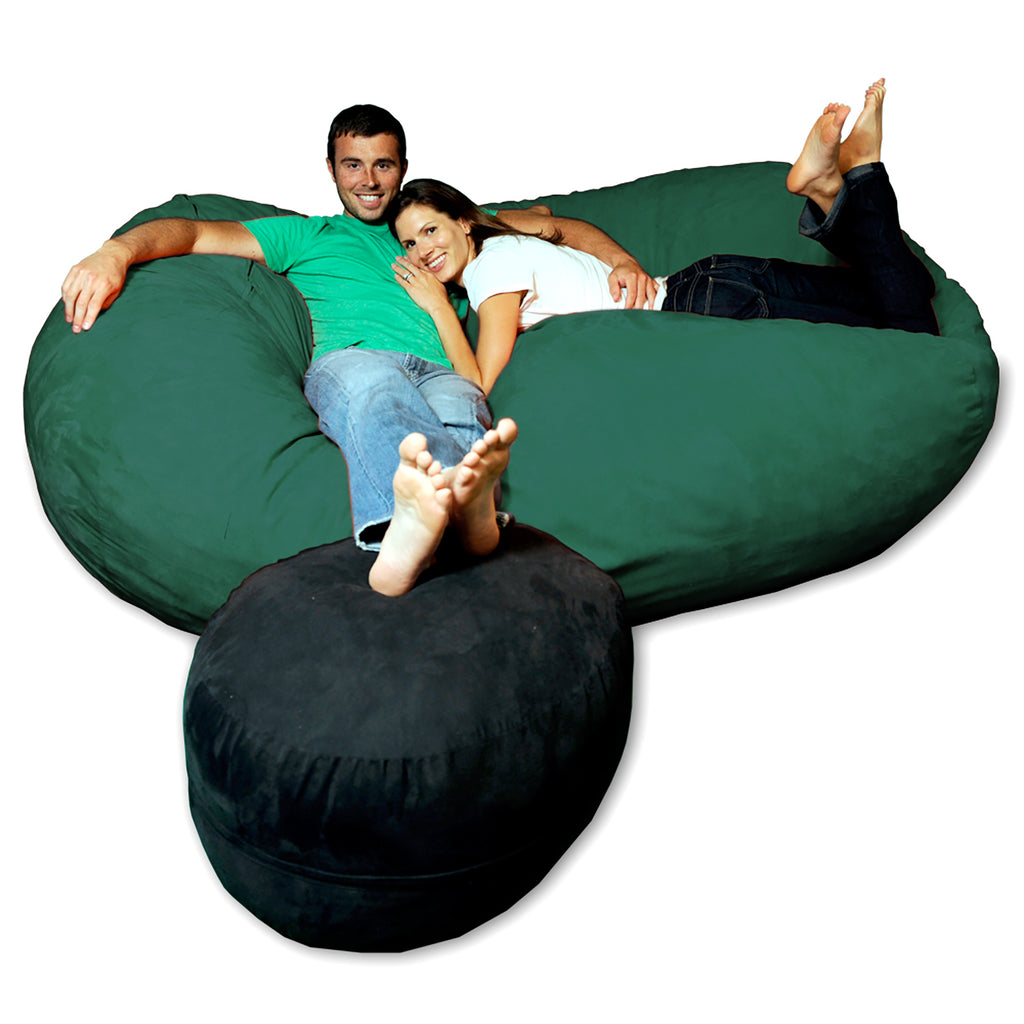 Theater Sacks 7.5' Giant Bean Bag Couch - Tide Pool Green