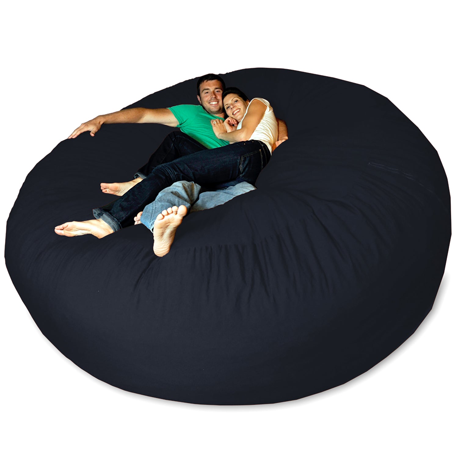 Lively Absorb precocious Theater Sacks 8' Huge Bean Bag Chair - Navy Blue